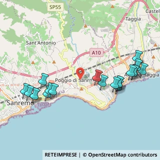 Mappa Via XX Settembre, 18038 Sanremo IM, Italia (2.4535)