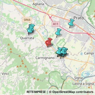 Mappa Via Riccardo Bacchelli, 59011 Seano PO, Italia (3.26214)