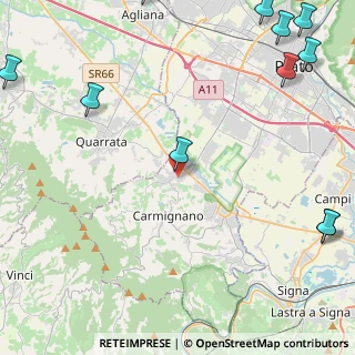 Mappa Via Riccardo Bacchelli, 59011 Seano PO, Italia (7.34091)