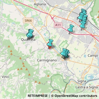 Mappa Via Riccardo Bacchelli, 59011 Seano PO, Italia (5.407)