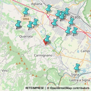 Mappa Via Riccardo Bacchelli, 59011 Seano PO, Italia (5.35375)