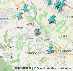 Mappa Via Umberto Saba, 59015 Carmignano PO, Italia (2.73545)