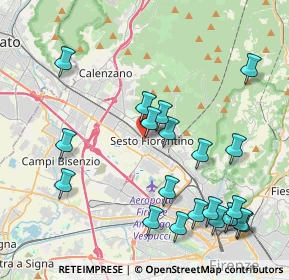 Mappa Via Adriano Bossoli, 50019 Sesto Fiorentino FI, Italia (4.7875)