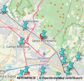 Mappa Via Adriano Bossoli, 50019 Sesto Fiorentino FI, Italia (6.51429)