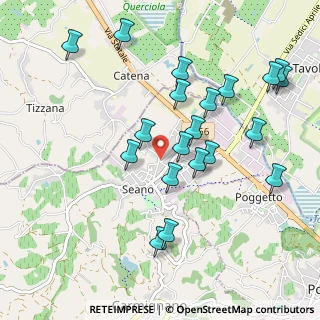 Mappa Via Carlo Levi, 59011 Seano PO, Italia (1.0585)