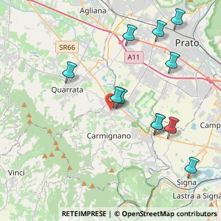 Mappa Via Bruno Buozzi, 59011 Seano PO, Italia (4.69818)