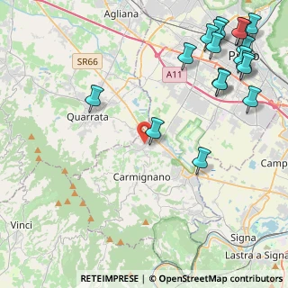 Mappa Via Froccina, 59015 Carmignano PO, Italia (6.23278)