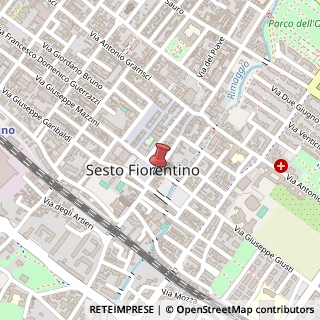 Mappa Piazza Vittorio Veneto, 25, 50019 Sesto Fiorentino, Firenze (Toscana)