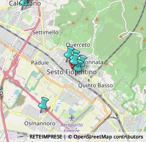 Mappa Piazza e Via Mercato, 50019 Sesto Fiorentino FI, Italia (2.66333)