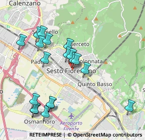 Mappa Piazza e Via Mercato, 50019 Sesto Fiorentino FI, Italia (2.05737)