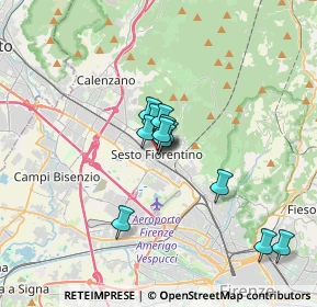 Mappa Piazza e Via Mercato, 50019 Sesto Fiorentino FI, Italia (2.39583)