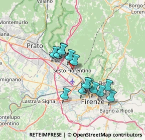 Mappa Piazza e Via Mercato, 50019 Sesto Fiorentino FI, Italia (5.74357)