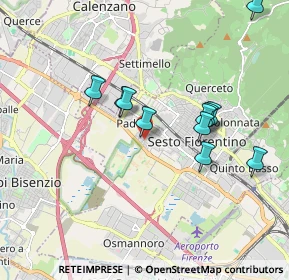 Mappa Via Tarantelli, 50019 Sesto Fiorentino FI, Italia (1.75636)