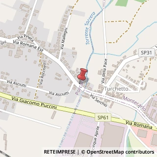 Mappa Via Romana Est, 146, 55016 Porcari, Lucca (Toscana)