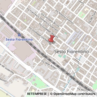 Mappa Via Matteo Renato Imbriani, 97, 50019 Sesto Fiorentino, Firenze (Toscana)