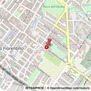 Mappa Via A. Gramsci, 561, 50019 Sesto Fiorentino, Firenze (Toscana)