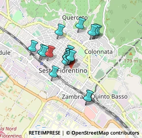 Mappa Via Corsi Salviati, 50019 Sesto Fiorentino FI, Italia (0.65)