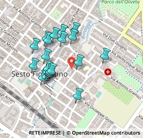 Mappa Via Corsi Salviati, 50019 Sesto Fiorentino FI, Italia (0.2065)