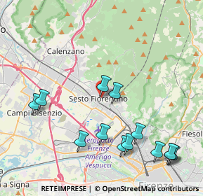 Mappa Via Corsi Salviati, 50019 Sesto Fiorentino FI, Italia (4.89308)