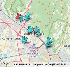 Mappa Via Corsi Salviati, 50019 Sesto Fiorentino FI, Italia (2.98529)