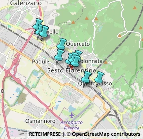 Mappa Piazza Vittorio Veneto, 50019 Sesto Fiorentino FI, Italia (1.28692)