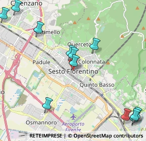 Mappa Piazza Vittorio Veneto, 50019 Sesto Fiorentino FI, Italia (2.86)