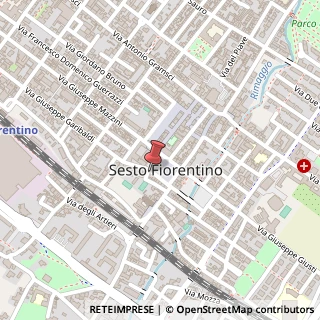 Mappa Piazza Vittorio Veneto, 53, 50019 Sesto Fiorentino, Firenze (Toscana)