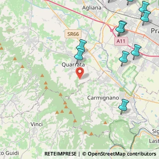 Mappa Via Fontemorana e Spazzavento, 51039 Quarrata PT, Italia (6.56091)