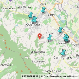 Mappa Via Fontemorana e Spazzavento, 51039 Quarrata PT, Italia (2.44636)