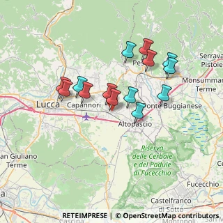 Mappa Via Diaccio, 55016 Porcari LU, Italia (6.37286)