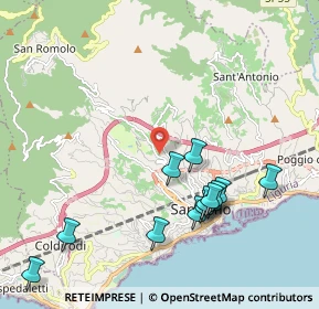 Mappa Via Senatore E, 18038 Sanremo IM, Italia (2.25308)