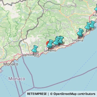 Mappa Via Senatore E, 18038 Sanremo IM, Italia (21.86067)
