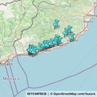 Mappa Via Peri, 18038 Sanremo IM, Italia (10.43737)