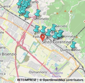 Mappa Via Alcide de Gasperi, 50019 Sesto Fiorentino FI, Italia (2.27059)