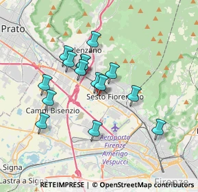 Mappa Via Alcide de Gasperi, 50019 Sesto Fiorentino FI, Italia (3.05533)