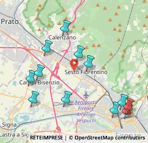 Mappa Via Alcide de Gasperi, 50019 Sesto Fiorentino FI, Italia (4.76417)