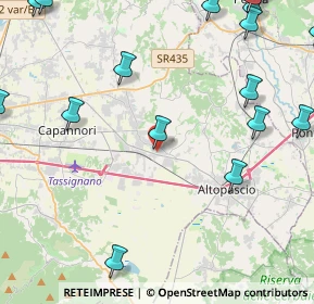 Mappa Via Asciutti, 55016 Porcari LU, Italia (6.89789)