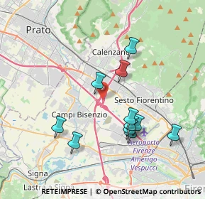 Mappa Centro Direzionale Autosole In Entrata, 50019 Sesto Fiorentino FI, Italia (3.64909)