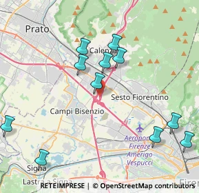 Mappa Centro Direzionale Autosole In Entrata, 50019 Sesto Fiorentino FI, Italia (4.58545)