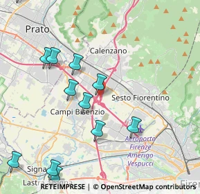 Mappa Centro Direzionale Autosole In Entrata, 50019 Sesto Fiorentino FI, Italia (5.02917)