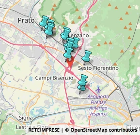 Mappa Centro Direzionale Autosole In Entrata, 50019 Sesto Fiorentino FI, Italia (2.90267)