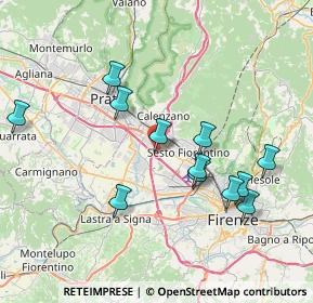 Mappa Centro Direzionale Autosole In Entrata, 50019 Sesto Fiorentino FI, Italia (7.71167)