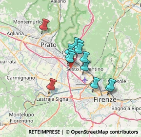 Mappa Centro Direzionale Autosole In Entrata, 50019 Sesto Fiorentino FI, Italia (5.01462)