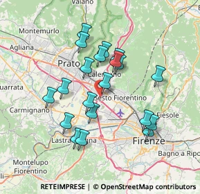 Mappa Centro Direzionale Autosole In Entrata, 50019 Sesto Fiorentino FI, Italia (6.617)