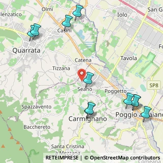 Mappa Via Bosco, 59011 Seano PO, Italia (2.80727)