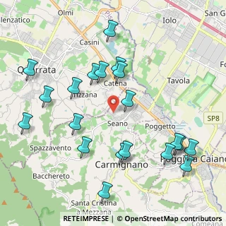 Mappa Via Bosco, 59011 Seano PO, Italia (2.3835)