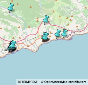 Mappa Via Nazario Sauro, 18018 Taggia IM, Italia (4.7035)