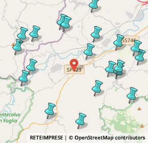 Mappa Via Pietro Nenni, 61020 Vallefoglia PU, Italia (5.2265)