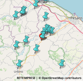 Mappa Via Pietro Nenni, 61020 Vallefoglia PU, Italia (8.0925)