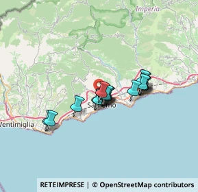 Mappa Strada Valloni, 18038 Sanremo IM, Italia (4.74833)